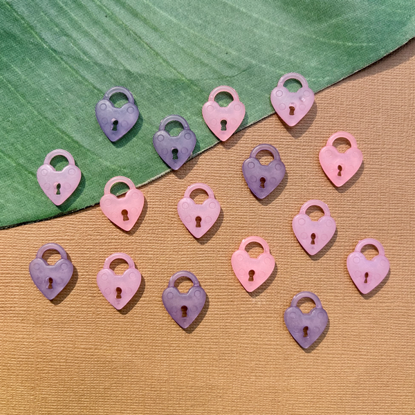 Heart Locks - 50 Pieces