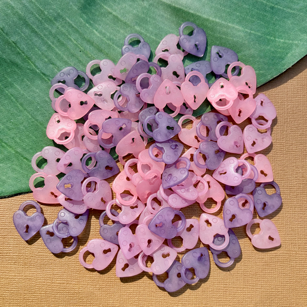 Heart Locks - 50 Pieces