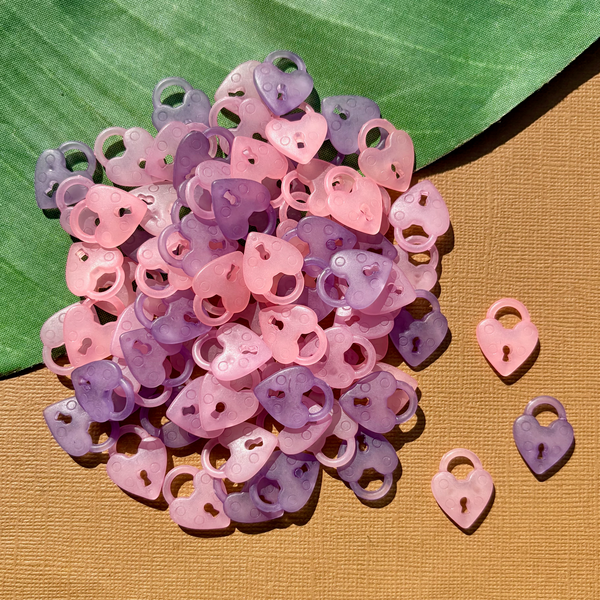 Heart Locks - 50 Pieces