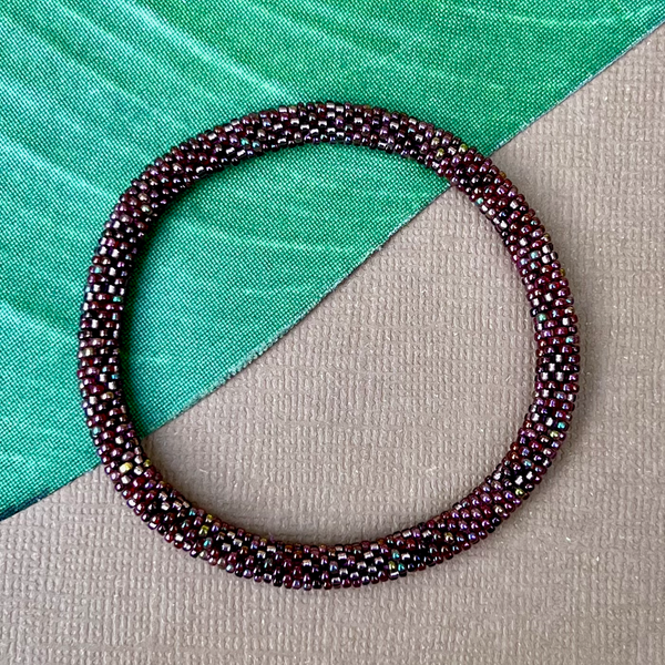 Honey Beaded Bangles #1