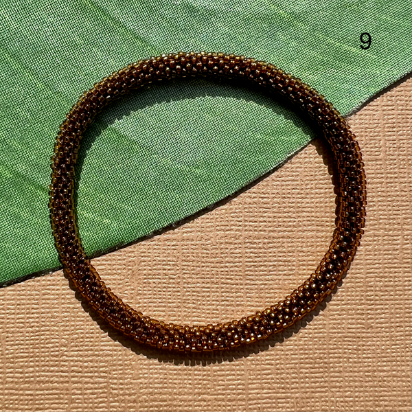 Honey Beaded Bangles #9