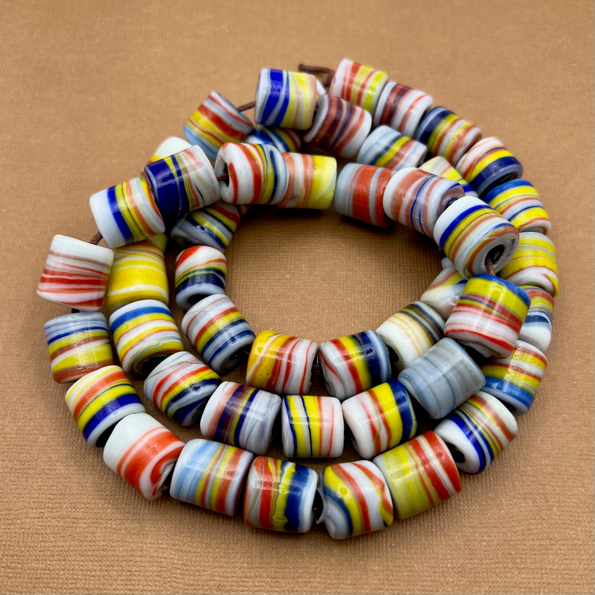 Indian Glass Tube Beads - 50 Pieces – Bead Goes On