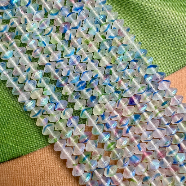 Iridescent Saucer Beads - 50 Pieces