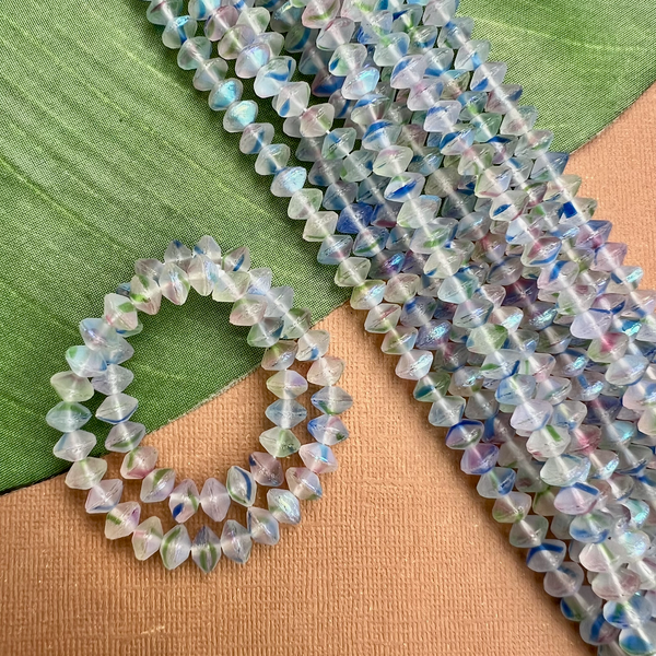 Iridescent Saucer Beads - 50 Pieces
