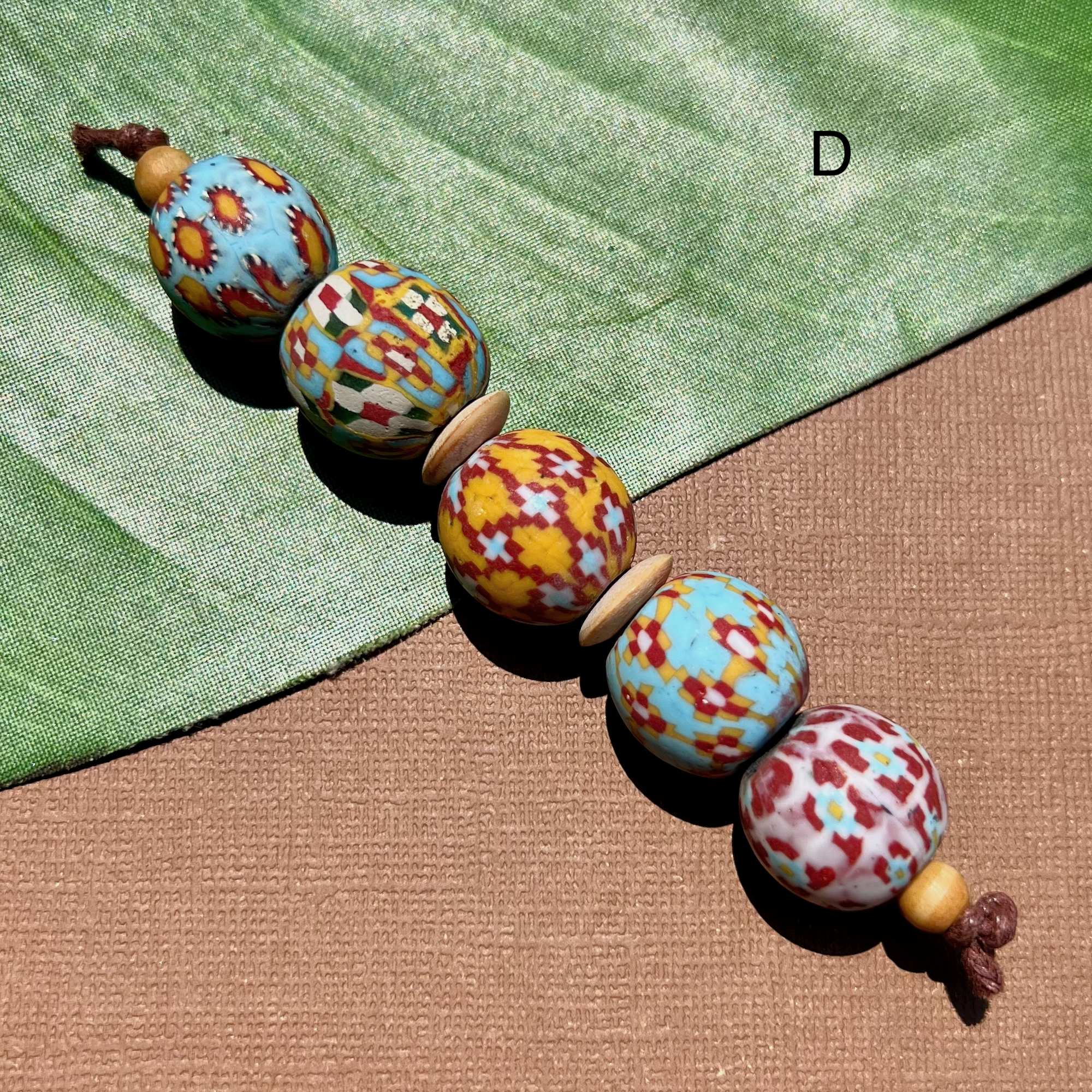 Jatim "Viking" Bead 5 Piece Strands