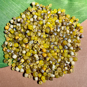 Indonesian Glass - Loose Yellow Mix