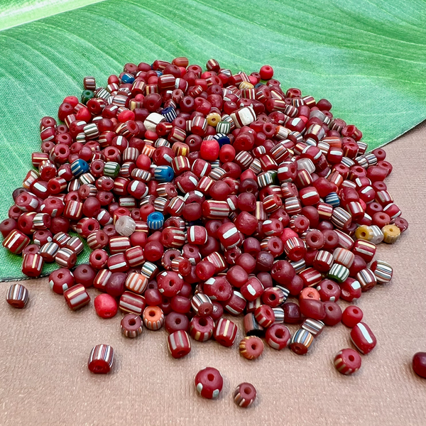 Indonesian Glass - Loose Red Mix
