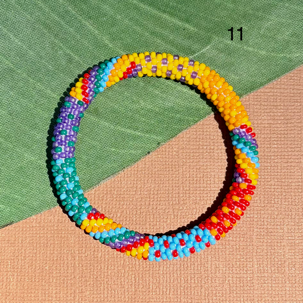 NEW- Kids Beaded Bangles