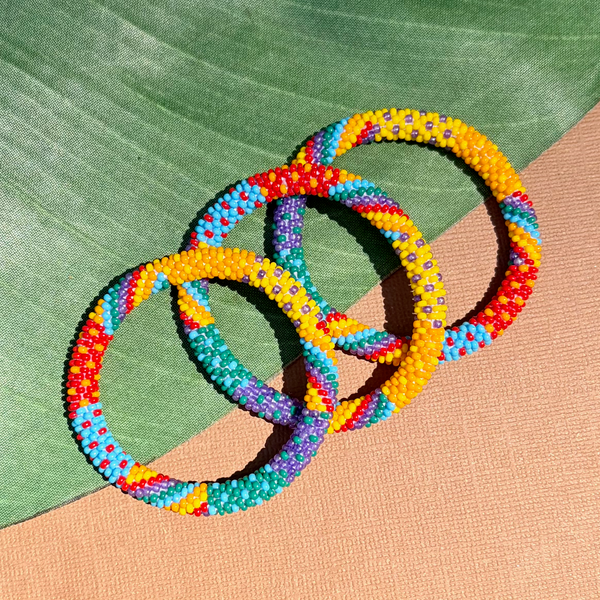 Kids Beaded Bangles #11