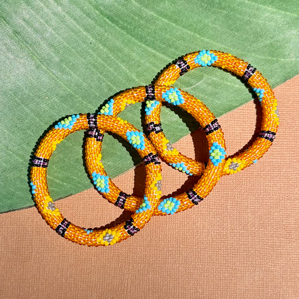 Kids Beaded Bangles #13