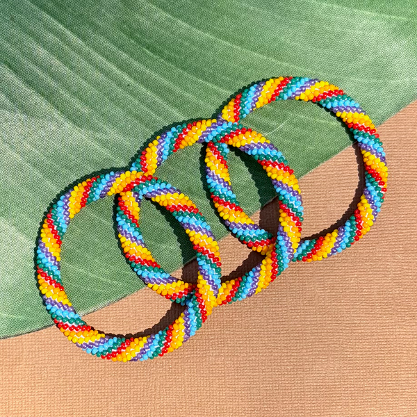 Kids Beaded Bangles #14