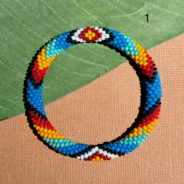 NEW- Kids Beaded Bangles