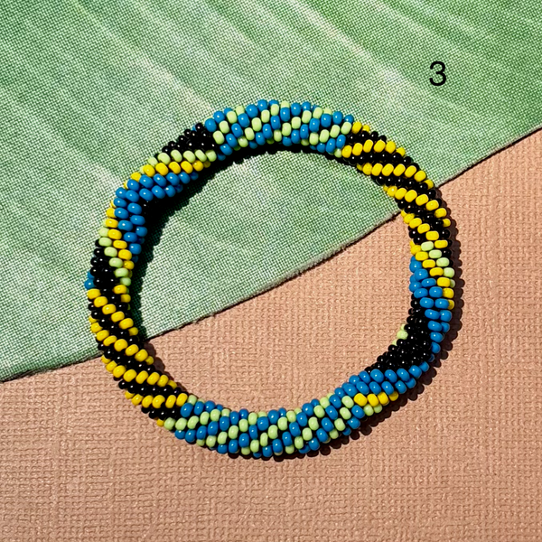 NEW- Kids Beaded Bangles