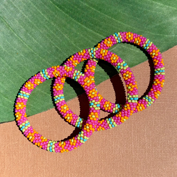 Kids Beaded Bangles #4