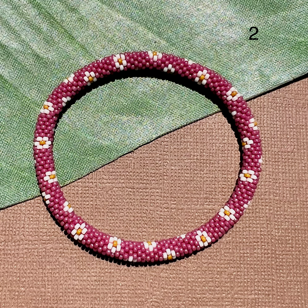 Mousse Beaded Bangles