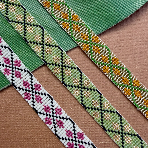 Seed Bead Loom Bracelets - X Pattern