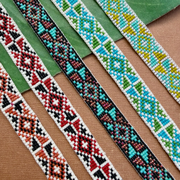 Seed Bead Loom Bracelets - Pattern C