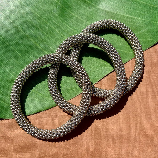 Silver Metal Bangles