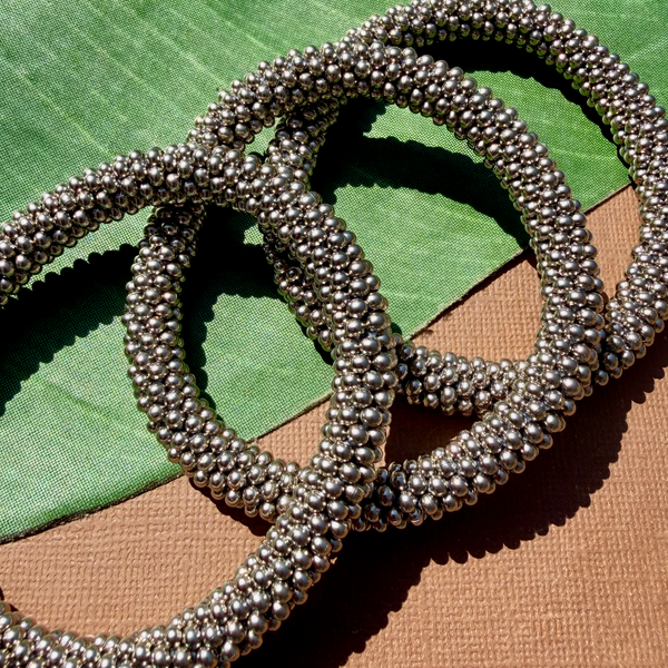 Silver Metal Bangles