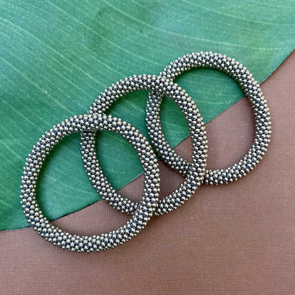 Silver Metal Bangles