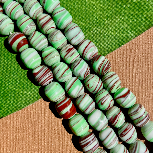 Mint Green Japanese Glass - 36 Pieces