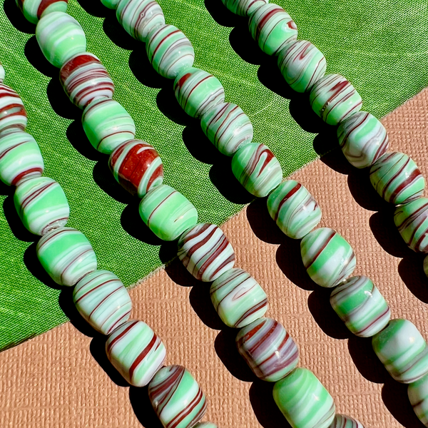 Mint Green Japanese Glass - 36 Pieces