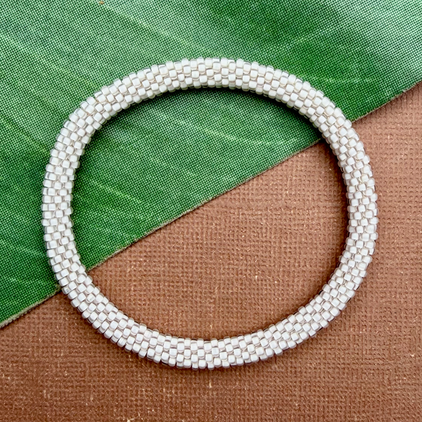 Neutral Beaded Bangles #14