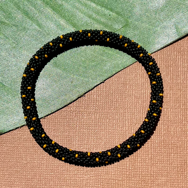 Black - Out of Africa - Beaded Bangles #19