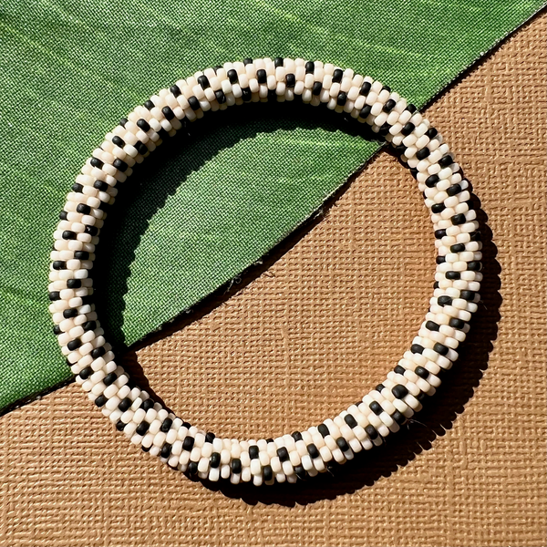 Cream - Out of Africa - Beaded Bangles #5