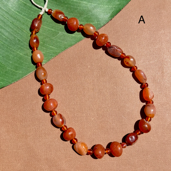 Old Carnelian Nugget Beads
