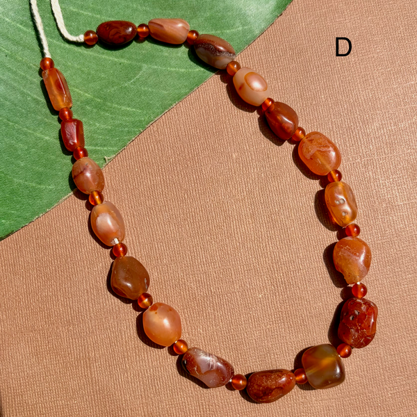 Old Carnelian Nugget Beads