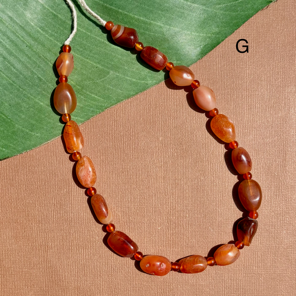 Old Carnelian Nugget Beads