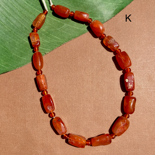 Old Carnelian Nugget Beads