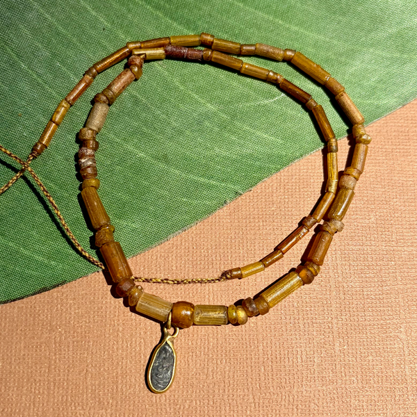 Old Pakistani Glass Bead Necklace