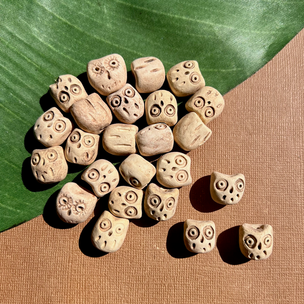 Ceramic Owls - 24 Pieces