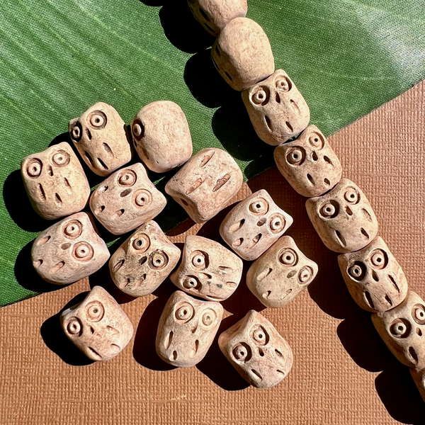 Ceramic Owls - 24 Pieces