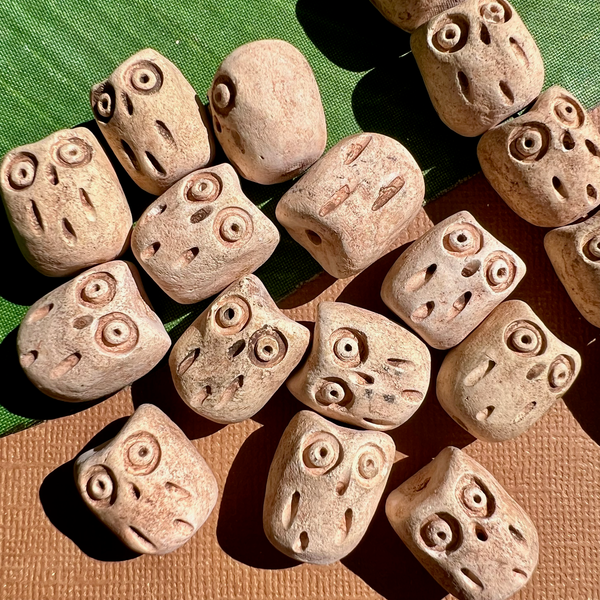 Ceramic Owls - 24 Pieces