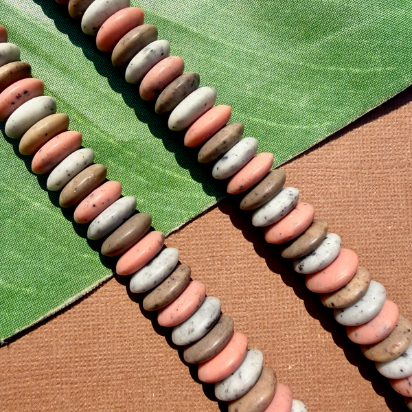 Pastel Saucer Beads - 100 Pieces