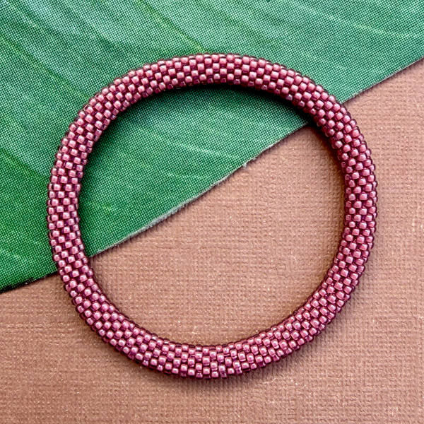 Pink Beaded Bangles #18