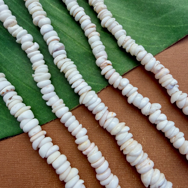 White Puka Shell - 1 Strand