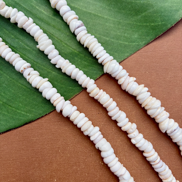 White Puka Shell - 1 Strand