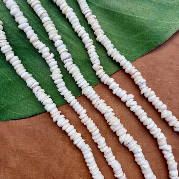 White Puka Shell - 1 Strand