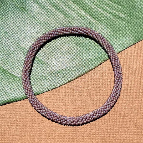 Purple Beaded Bangles #2