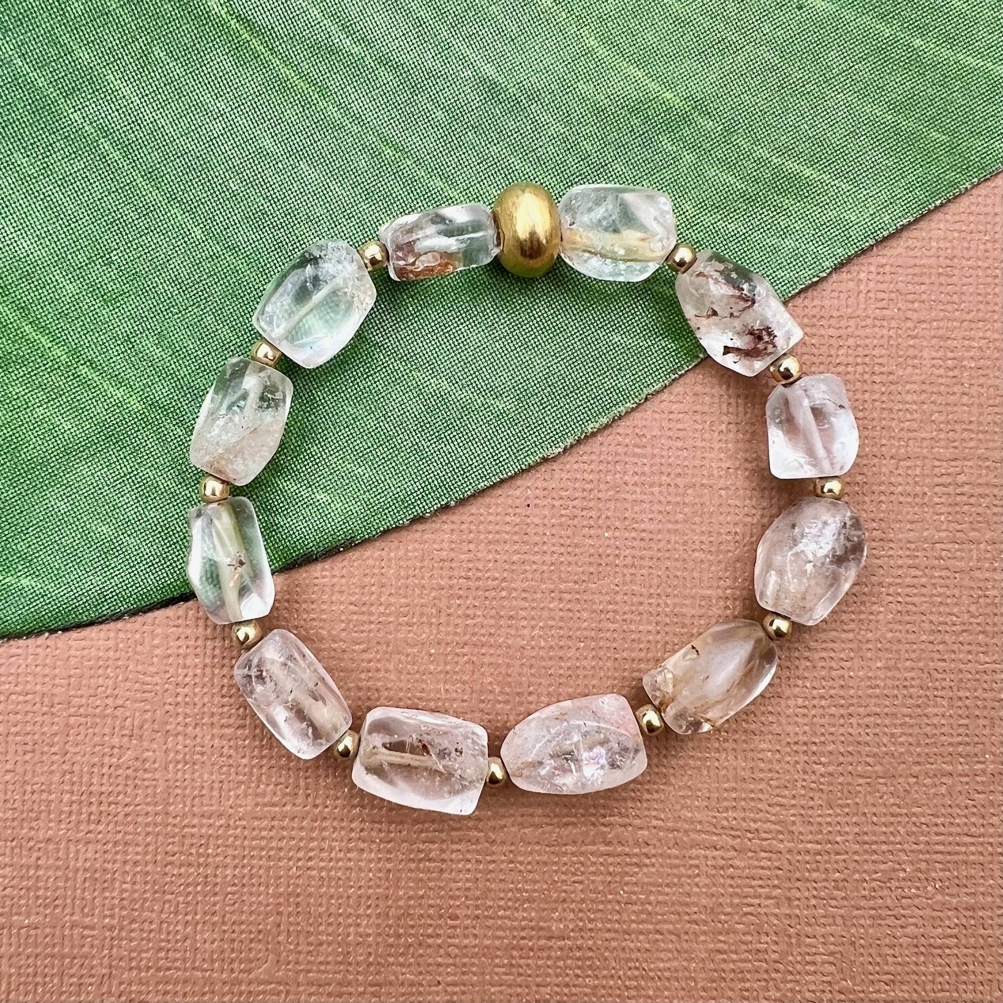 Quartz Crystal Stretch Bracelets