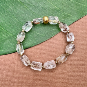 Quartz Crystal Stretch Bracelets