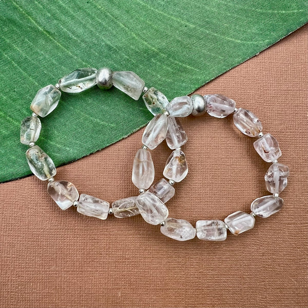 Quartz Crystal Stretch Bracelets