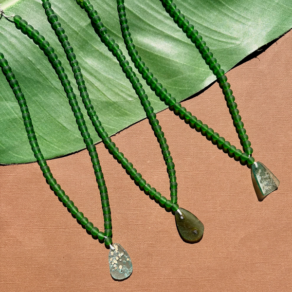 Roman Glass 6mm Round Bead Strands