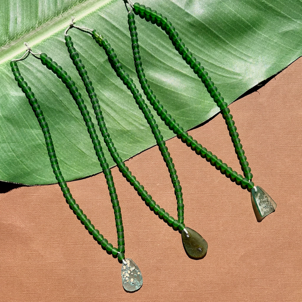 Roman Glass 6mm Round Bead Strands