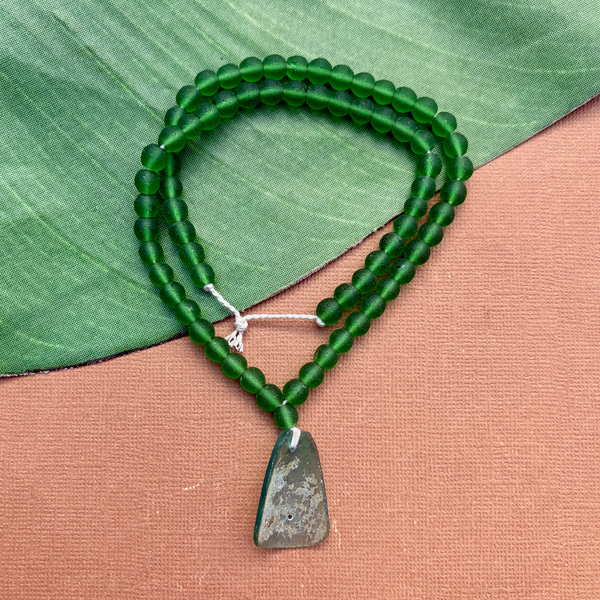 Roman Glass 6mm Round Bead Strands