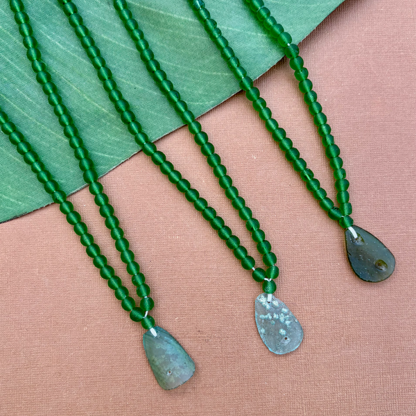 Roman Glass 6mm Round Bead Strands